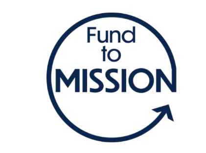 Image that displays a circle with the words "Fund to Mission" contained within.