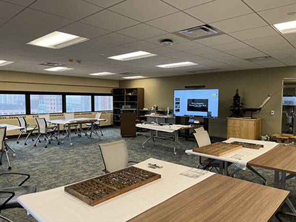 The Presentation Space at the Special Collections Research Center