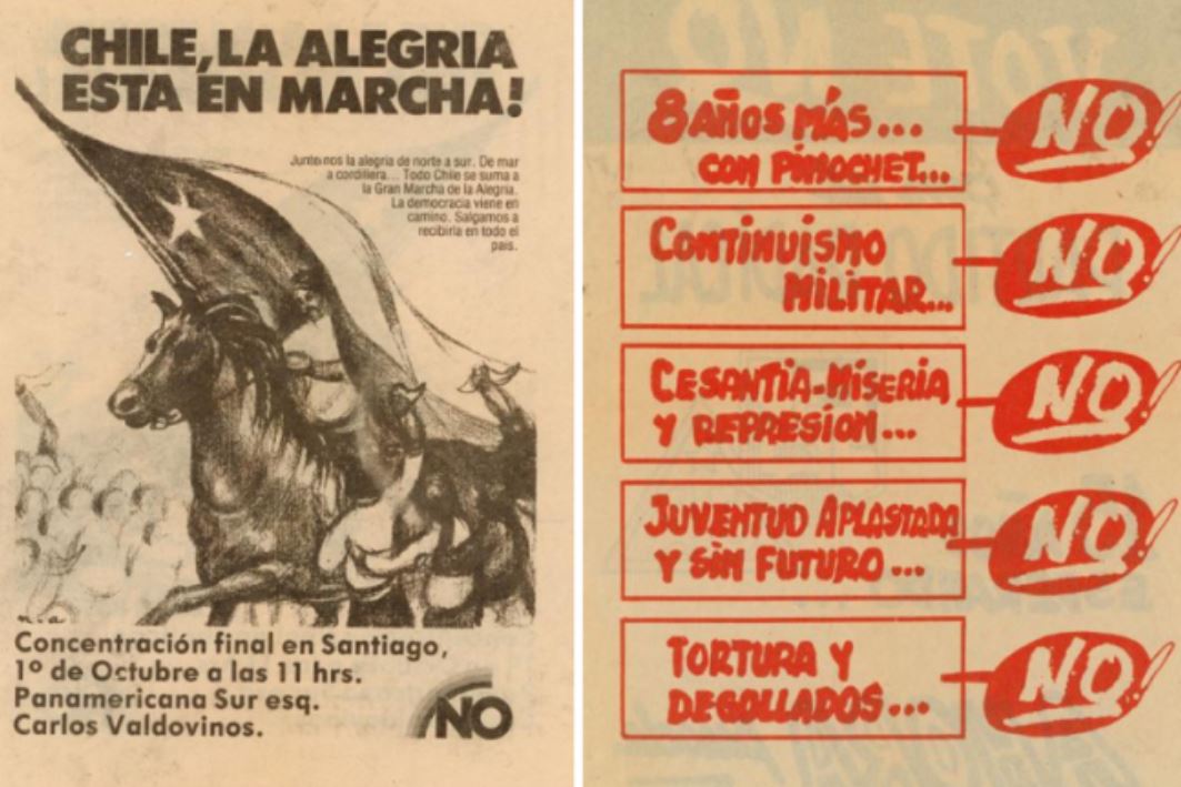 Artifact from the Chilean "NO" campaign.