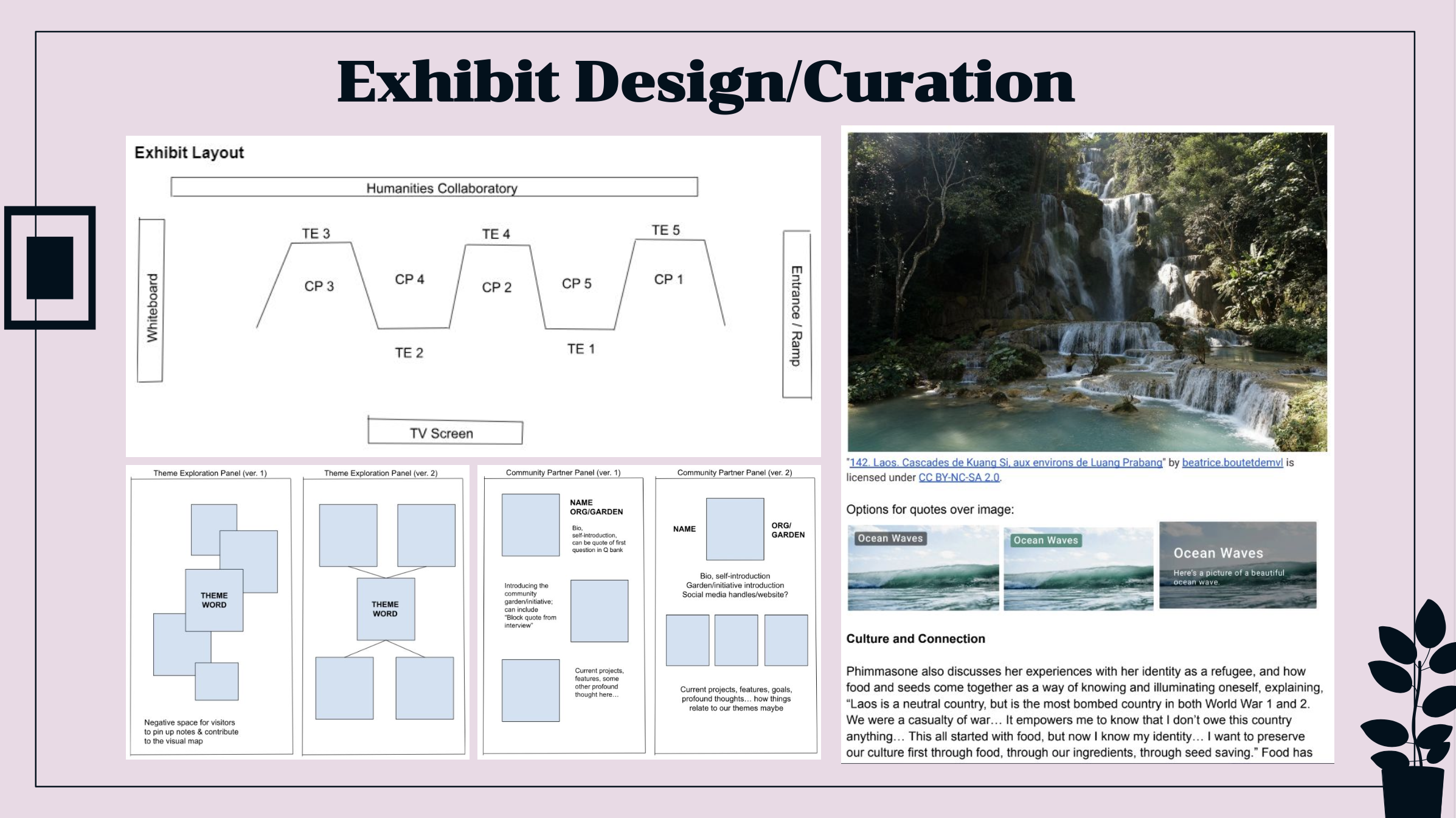 Image showing exhibit layout and design