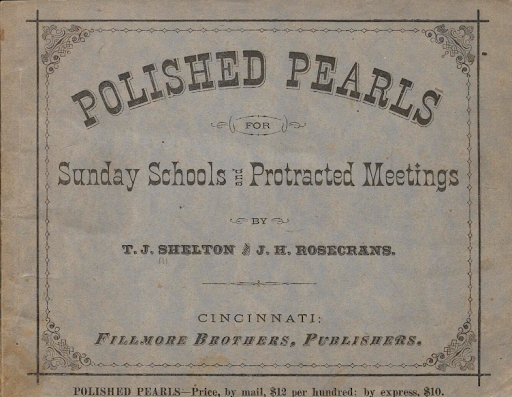 Cover of the songbook Polished Pearls for Sunday Schools & Protracted Meetings