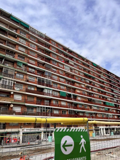 Photo shows a street in El Clot, a working-class neighborhood in Barcelona’s Sant Martí district.