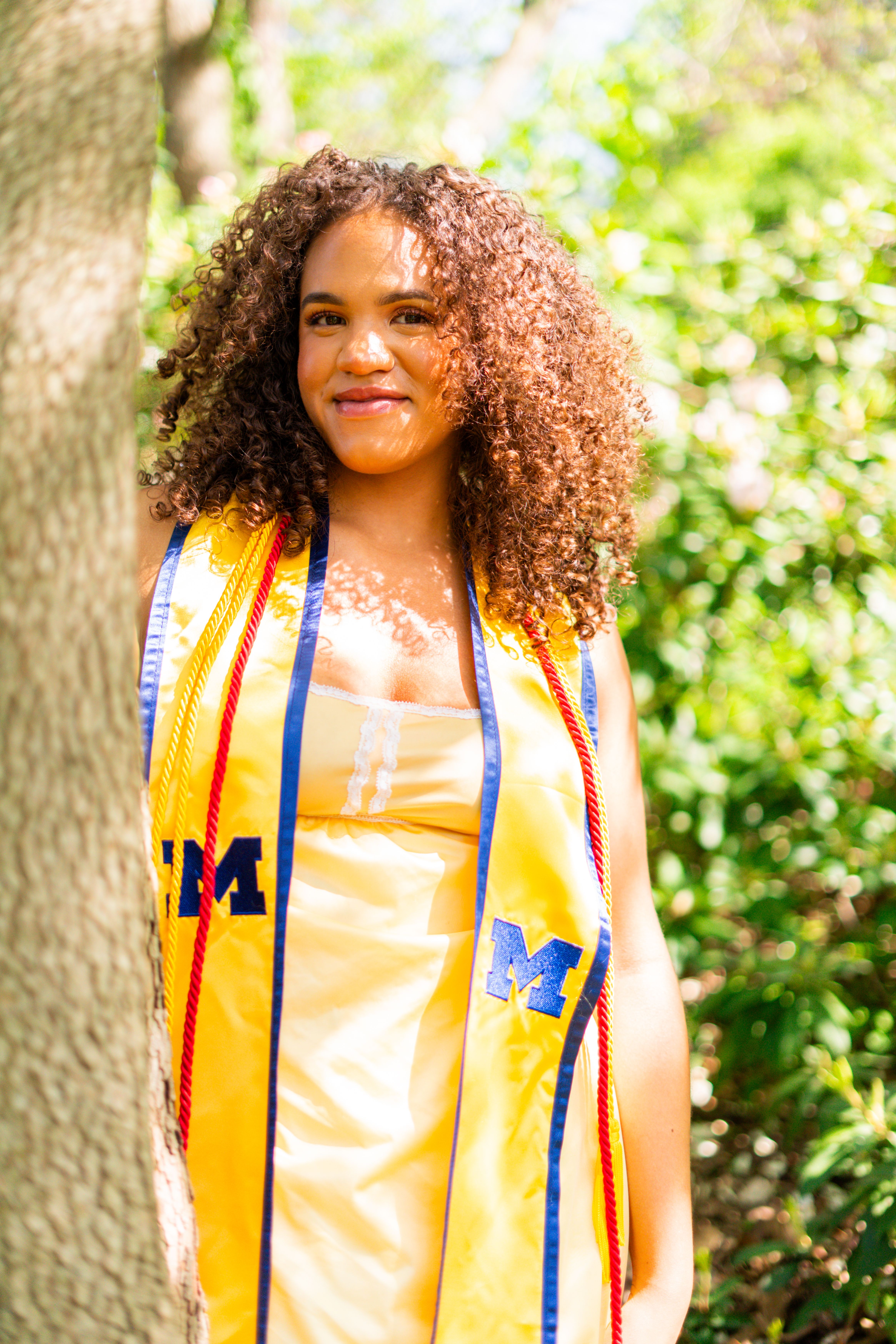 A picture of a library student employee, Paris Heard