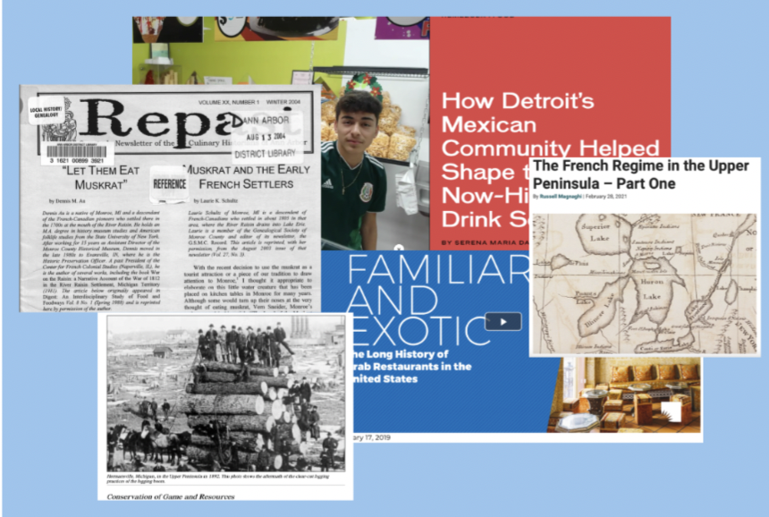 Clippings from online sources ranging from websites, newspapers, academic articles, and more.