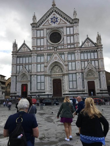 The church of Santa Croce in Florence