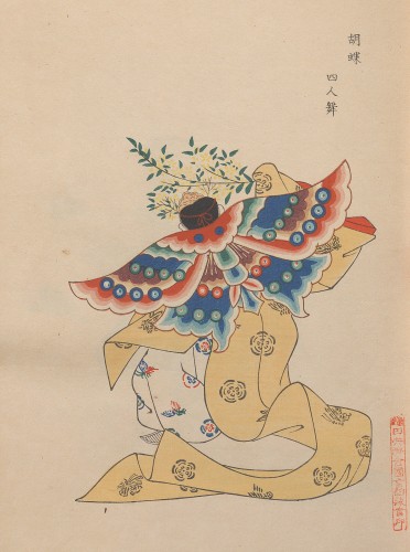 illustration of butterfly dance