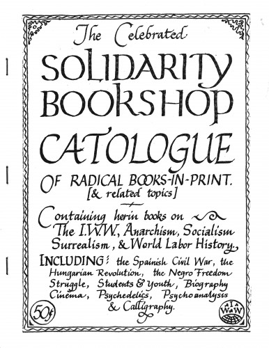 Solidarity Bookshop Catalog
