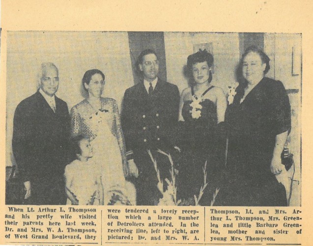 Thompson Family at a reception