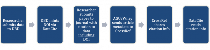 Figure 1 Process a data citation follows
