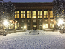 Social Media post by Library Engagement Ambassador, Abbey Warren, on December 12th, 2016