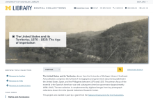 Screenshot of the Philippines digital collection home page