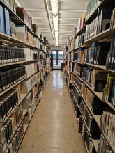 Asia Library stacks