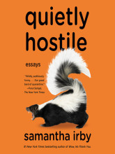 Book cover for Samantha Irby's 2023 book Quietly Hostile