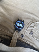 Having dug up an older watch face missing its band, I wondered what else I could do with it. I found a design for an adapter to let a watch hang from a belt loop, and thought it was a great idea to try out. Now that I’ve got it printed I’m very happy with it.  For next time, I’d adjust the print maybe 5% smaller to allow tolerances in fitting the piece onto the watch. To get the piece to fit as-is I had to file it down slightly — but it still looks great and works fine!  Thanks to the staff who helped me ou