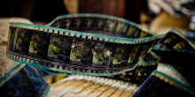 Movie frames on film