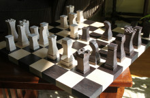 Photo of chess board.