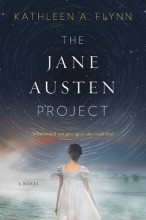 Cover of The Jane Austen Project, showing a woman in a white regency-era dress walking away from the viewer