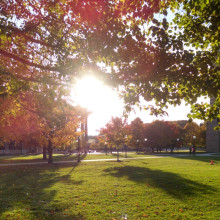 North campus in the fall