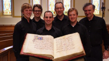 From left to right: Adam Wills Begley, Noah Horn, Austin Stewart, Glenn Miller, Matthew Abernathy, and Dr. Stefano Mengozzi.