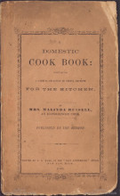 front cover of A Domestic Cook Book