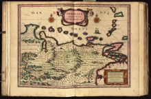 map of Venezuela including several islands off the coast