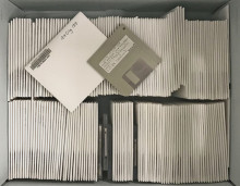 Box of Altman 3.5 inch floppy disks. 