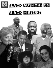 Black Authors on Black History Sign for Shapiro Lobby Book Display