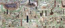 Map of Buddhist temples