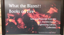 Fire display sign