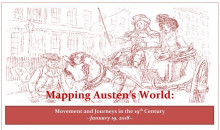 Image of a couple in a horse drawn carriage. Mapping Austen's World: Movement and Journeys in the 19th Century. January 19, 2018