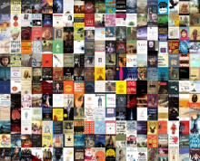 A collage of some of the book covers for titles recommended by incoming Wolverines.