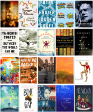 collage of the book covers of the National Book Awards Shortlist
