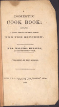 Title page of Malinda Russell's A Domestic Cookbook