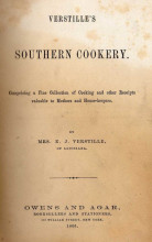 Verstille's Southern Cookery book cover