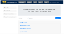 TRACC: A tool developed by Michigan to help with portfolio management
