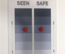 Tow columns, left one labeled Seen and right one labeled Safe.