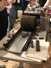 Letterpress with type